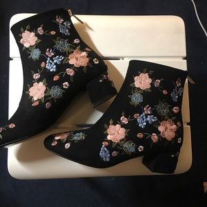 Topshop blossom ankle boots